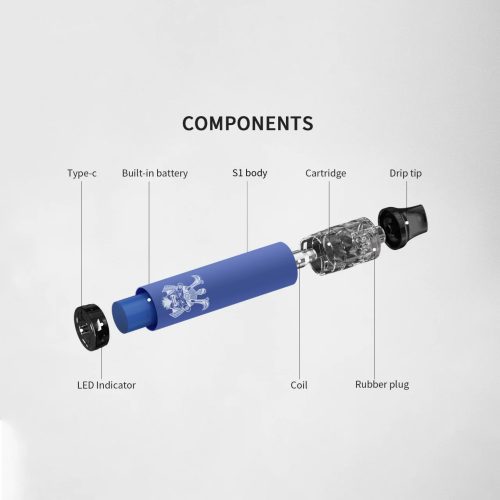 【一次性】S1 DISPOSABLE BARS 將軍一次主機 8000口 重複注油